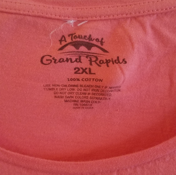 Grand Rapids, Great Times Coral Sleeveless Tee - Picture 8 of 8